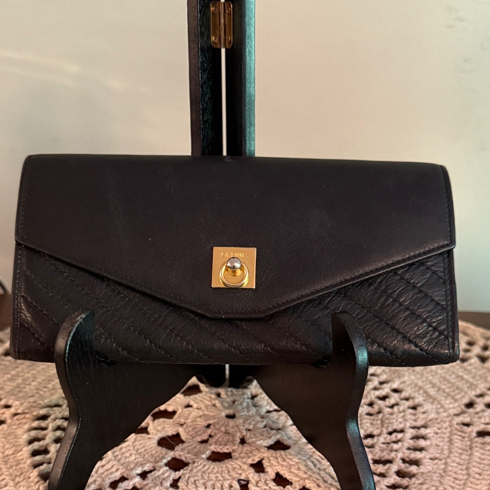 Elegant Black Celine Wallet